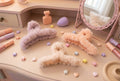 Pince à cheveux peluche – Pince crabe duveteuse, lilas, pêche ou crème